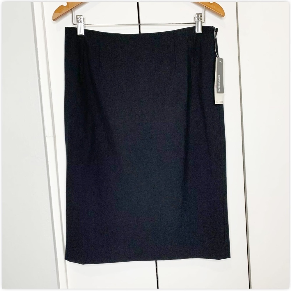 Kenneth COLE Reaction Black Lined Skirt Sz 6
